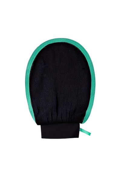 Choice 1pc black Exfoliating Bath Gloves for Deep Skin Exfoliation - Dual-Sided Body Scrub Massage Mitts fo