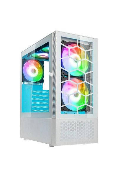 Kolink Carcasa Kolink Observatory MX Glass aRGB, Mid-Tower (Alb)