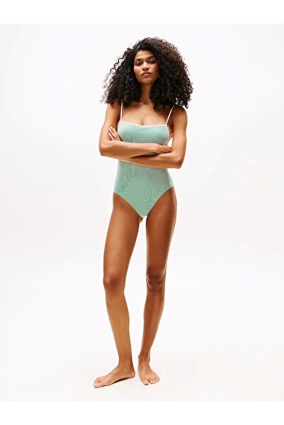 Tommy Hilfiger STRAIGHT ONE PIECE Kadın Mayo UW0UW058550LF