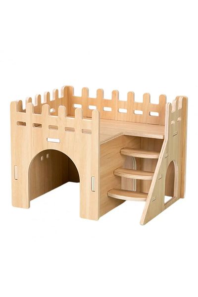 Choice A Pet Hamster Toys Wooden Bridge Seesaw Swing Toys Small Animal Activity Climb Toy DIY Hamster Cage.