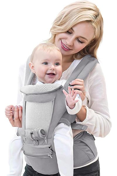 COOYA Baby Carrier with Hip Seat, 3in1 Toddler Carrier for Dad and Mom, Ergonomic