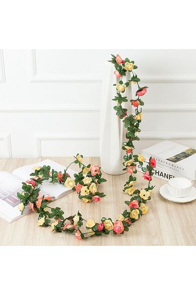 Choice Champagne 250CM Artificial Rose Flowers for Wedding Home Room Decoration Spring Autumn Garden Arch C