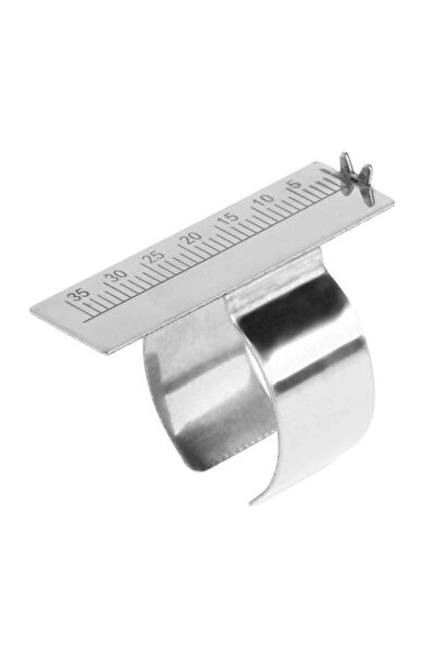 Choice 35 مم 1 قطعة من الفولاذ المقاوم للصدأ مسطرة إصبع الأسنان لطبيب الأسنان...