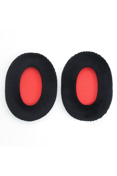 Choice black red flannel Ear Pads Headset Foam Cushion Replacement for Kingston HSCD KHX-HSCP Hyperx Cloud