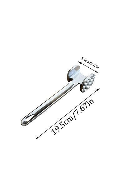 Choice 19 cm silver Meat Tenderizer Hammer 19cm Household Aluminum Alloy Steak Metal Mallet Kitchen Tool He
