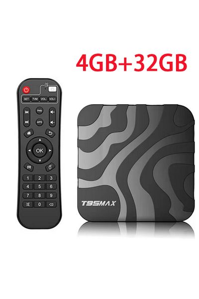 Choice Eu Plug 4gb 32gb T95 Max Android Tv Box Ultra Hd 8k Allwinner H618 Wifi5g Set-top Box Support Goog