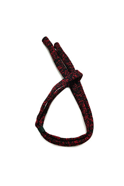 Choice حزام نظارات قابل للتعديل باللون الأسود والأحمر، قطعة واحدة، يناسب النظ...