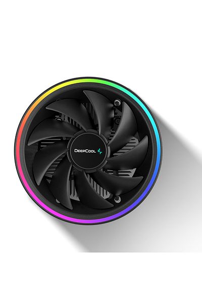 Choice A-RGB black UD551 DeepCool GPUD551 ARGB CPU Cooler Fan 3-pin PWM For AMD Socket AM4 AM5 Flow Cooling