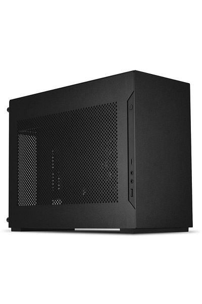 Lian Li Lian Li A4-H2O X4 Case, Mini-ITX, Without PSU, mITX + PCIe 4.0 Riser Cable Included (Black)