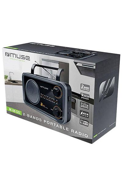 Muse Portable Radio Muse M-068 DS, FM-MW (Black)