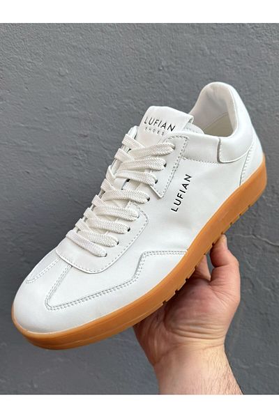Lufian Men's Sneaker, Flat Rubber Sole, Comfort Inner Pad, Skin Outer Material