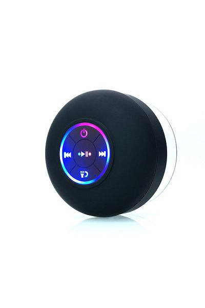 Choice Black 2025 Bathroom Waterproof Wireless Bluetooth Speaker Large Suction Cup Mini Portable Speaker Ou