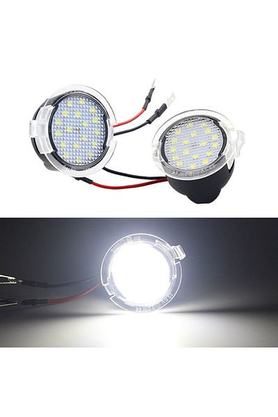 Choice 2 PCS 18 LED Under Mirror Puddle Light Replacement for Ford Mondeo S-Max EDGE Explorer F-150