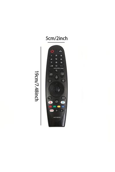 Choice 1pcs Black Universal Remote Control Replacement For All Lg Tv Models Simple Design, No Voice Functio