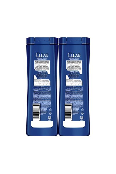 Clear Men Deep Cleanse Anti-Dandruff Shampoo 2 x 350 ml