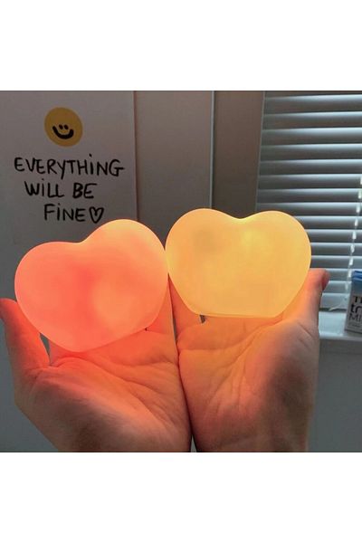 Choice Pink Love Night Light Atmosphere Light Girl Heart Bedside Bedroom Sleep Light Soft Light Nightlight