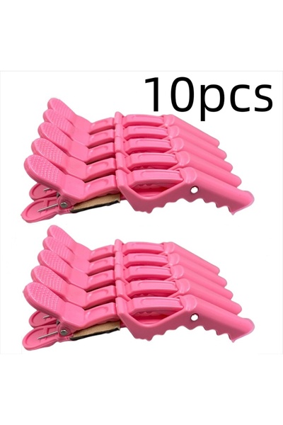 Choice 10pcs Pink 5-30pcs Alligator Hair Clip Plastic Nonslip Hairpin Black P...