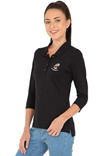 JOCKEY USA Orignals Polo T-Shirt UL10-0103-BLACK