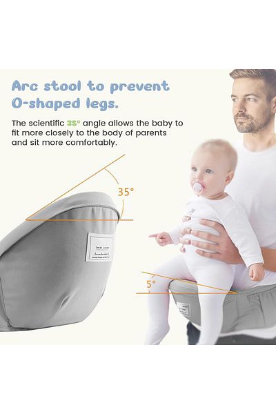 COOYA Baby Carrier with Hip Seat, 3in1 Toddler Carrier for Dad and Mom, Ergonomic