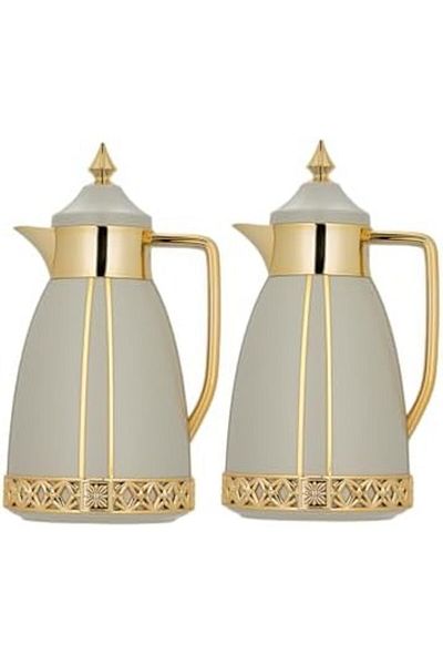 ALSAIF Insulated Thermal Flask Shaden 2 - Coffee And Tea Vacuumer, Leak-proof Design By Al Saif, 1 Liter Ca