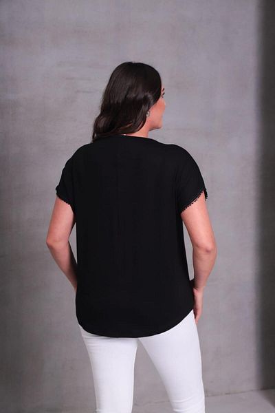 Esina Strong Hardness Viscose Blouse, Embroidered Design