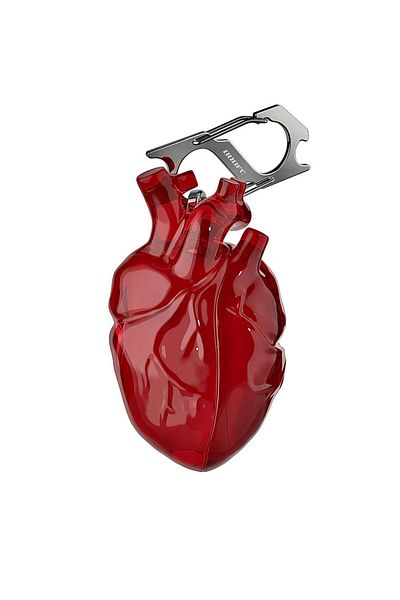 Choice For Airpods Pro Red Cool Heart Earphone Case For Airpodspro1/2 Airpods 4 3 Case Red Custom 3d Liquid
