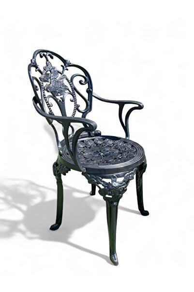 AR PLASTİK Bahçe Sandalyesi, Balkon Sandalyesi, Ferforje Görünümlü Sandalye
