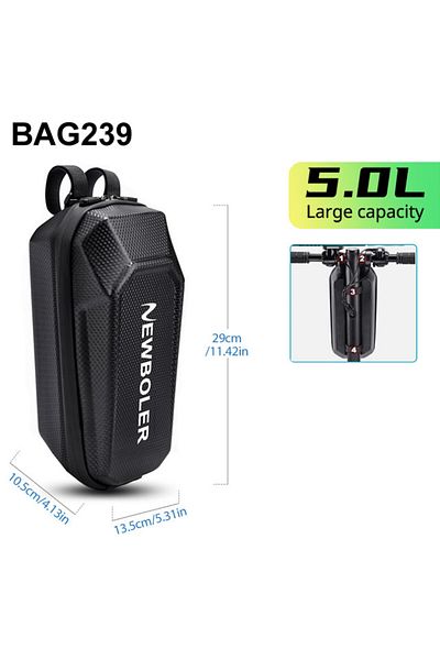 Choice Bag239-5l Newboler Electric Scooter Front Bag Handle With Usb Port Waterproof Quick Release 3l/5l Ev
