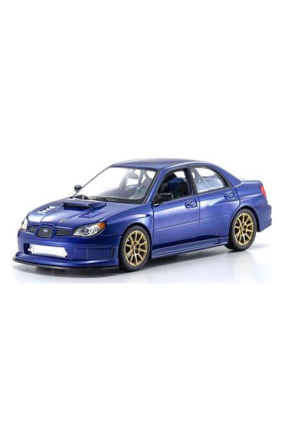 Feyza Oyuncak Subaru Impreza Wrx Sti Model Car 1:24 Scale Blue - Welly