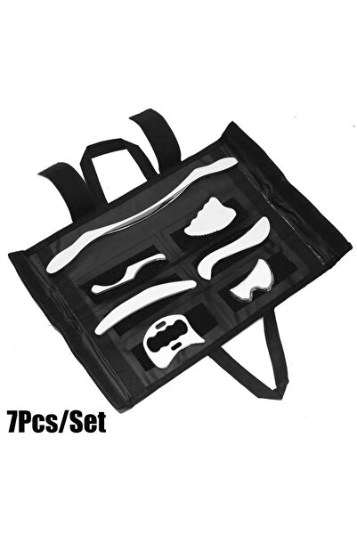 Choice مجموعة من 7 قطع 7 في 1 مجموعة أدوات مكشطة العضلات لتدليك الأنسجة العمي...