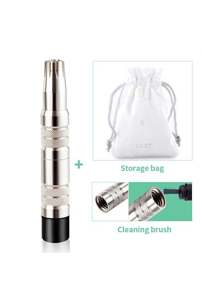 Choice Silver New portable Nose Hair Trimmer Manual Stainless Steel Nose Hair Removal Men Shaving Razor Rot