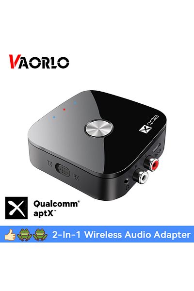Choice Black Aptx Bluetooth5.4 Audio Transmitter Receiver Aptx-adaptive/hd/ll 3.5mm Aux Multipoint 2in1 Wir