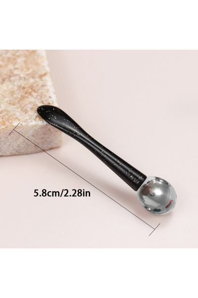 Choice قطعة واحدة سوداء من عصا تدليك العين، أداة وضع كريم العين، ملعقة تجميلي...