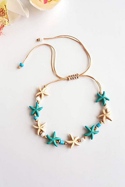 PETEK AKSESUAR Starfish Anklet Bracelet