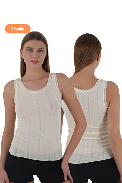 CNT Жіночий 100% бавовняний 6-панельний джакардовий майка