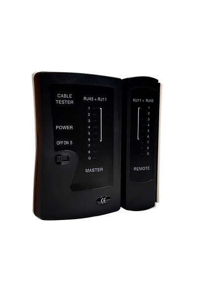 Choice BLACK Network Ethernet Cable Tester for RJ11 RJ12 LAN RJ45 Cat5 Cat5e Cat6 Cat6a Cat7 UTP/ STP Shiel