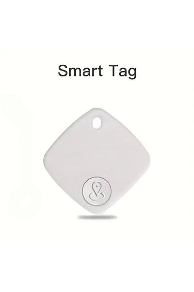 Choice White Bluetooth Smart Item Tracker GPS Item Locator Compatible with Find My App for iOS Small Portab