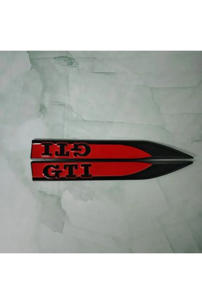 Choice Black x Red 3D Badge Sticker for Volkswagen Golf 2 3 4 5 6 7 GTI MK2 M...