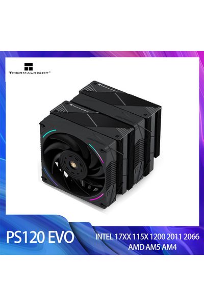 Choice AS Show AS Show PS120 EVO Thermalright PS120 EVO CPU Coole 7 Heat Pipes ARGB Double Towers Air-coole