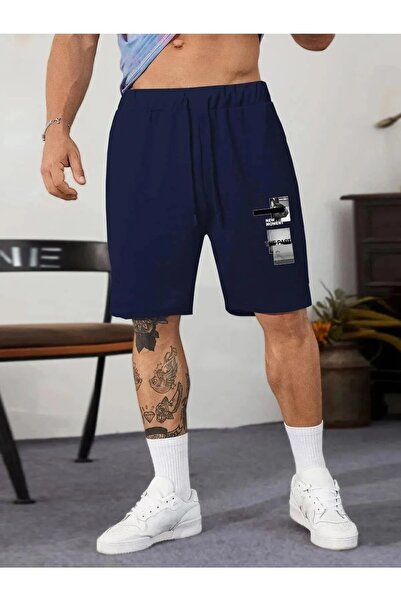 MOY TEKSTİL ERKEK Rahat Kesim Baskılı Şort