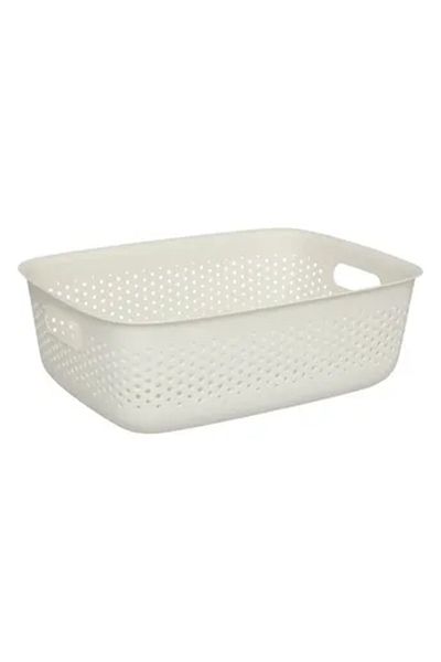 5FIVE Laundry Basket (Beige, 10 L)