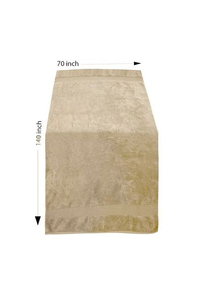 Azm Single Cotton Bath Towel 550 GSM Extra Large Size 70x140 Inches, Super Absorbent & Soft