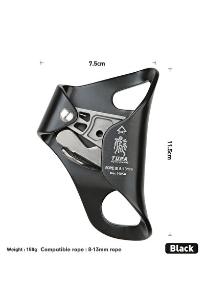 Choice جهاز رفع الصدر للتسلق باللون الأسود من Outdoor Rock SRT Professional D...