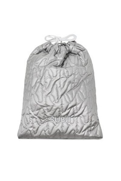 SUBU Papuci unisex SUBU OUTLINE SILVER de culoare argintie