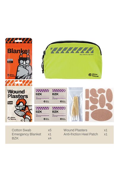 Choice Green RHINO RESCUE Outdoor Portable Lightweight First Aid Kit - Waterproof and Wear-Resistant for Hi