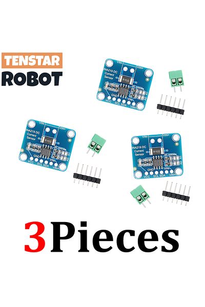 Choice 3pcs INA219 TENSTAR 3pcs INA219 Module DIY 3V-5V IIC I2C MCU-219 Bidirectional Current Power Supply