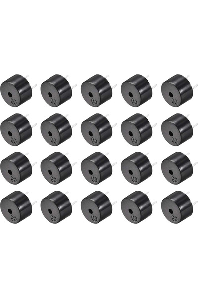 AOKIN 10PCS 12085 Passive Buzzer 12MM*8.5MM 42R Resistance 3V 5V 9V 12V in Common Use Mini Piezo Buzzer...
