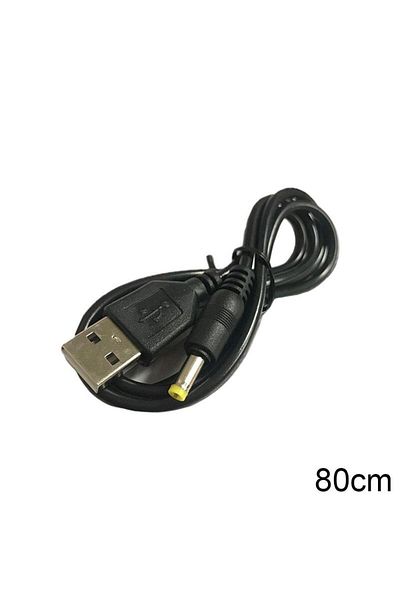Choice A 1pcs 80cm 5V USB To DC Power Charging Cable Charge Cord 4.0x1.7mm Plug 5V 1A Power Charging Cable.