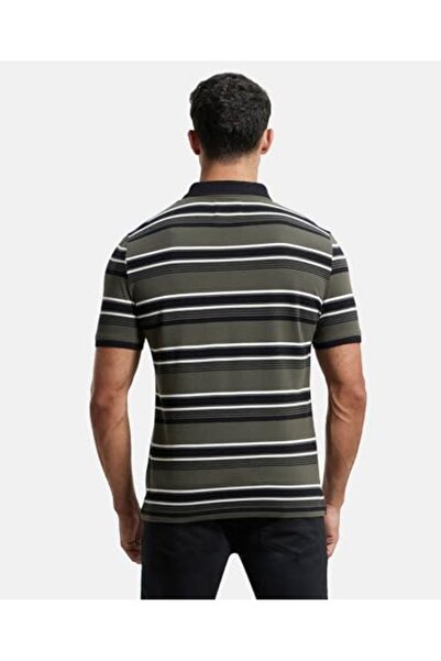 JOCKEY USA Originals Half Sleeve Y/D Polo US93-0103-BLACK/D.OLIVE
