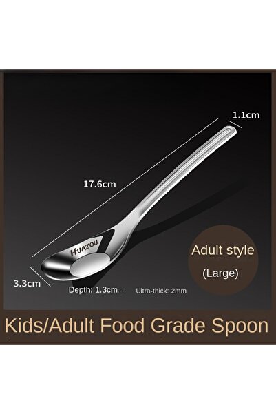 Choice1 Adult style 316 Stainless Steel Children's Baby Feeding Meal Spoon Ho...